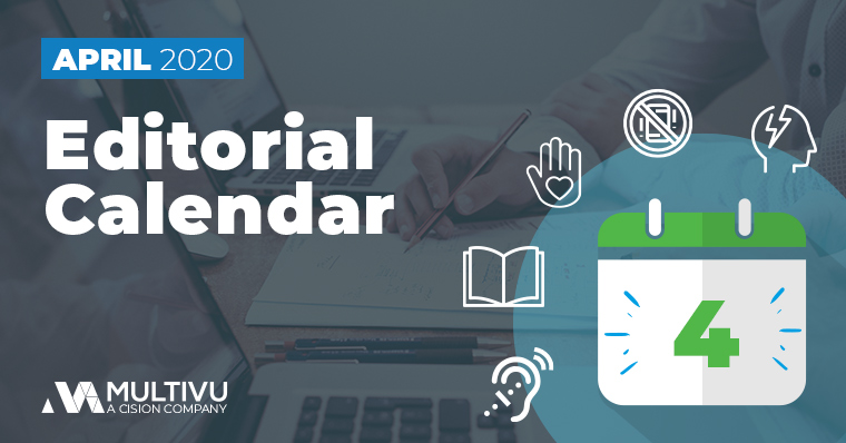 2020 Editorial Calendar graphic